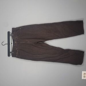 Calvin Klein Men's Relaxed Straight Brown Corduroy Pants